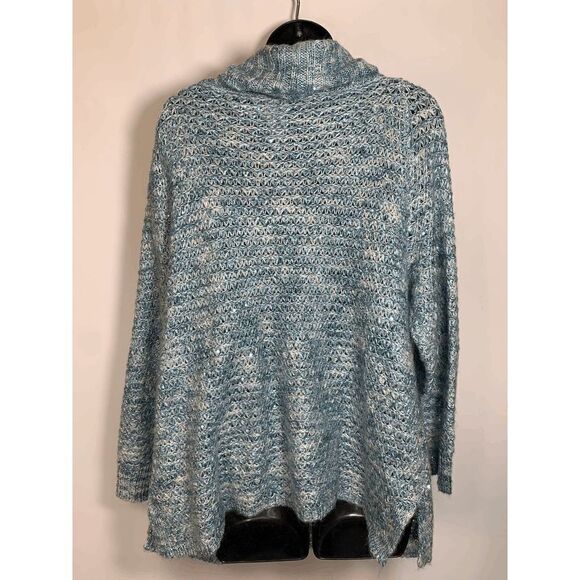 Chico's Heavy Knit Cowl Neck Sweater - Picture 7 of 8